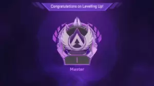 Image de l'obtention du badge du Rang master sur apex legends