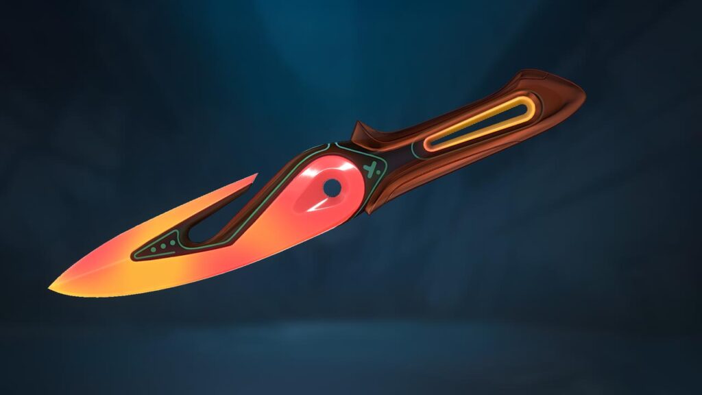 skin Valorant-Transition-Collection-Melee-Orange