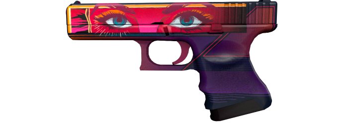 cs2 skin glock vogue