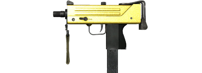 cs2 skin gold brick mac-10