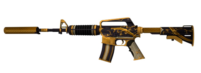 Cs2 skin m4a1s golden-coil