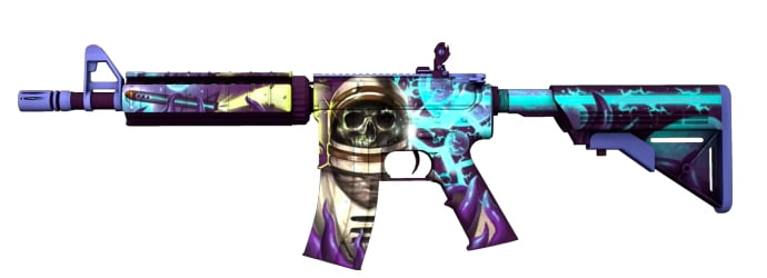 Skin desolate space m4a4 cs2