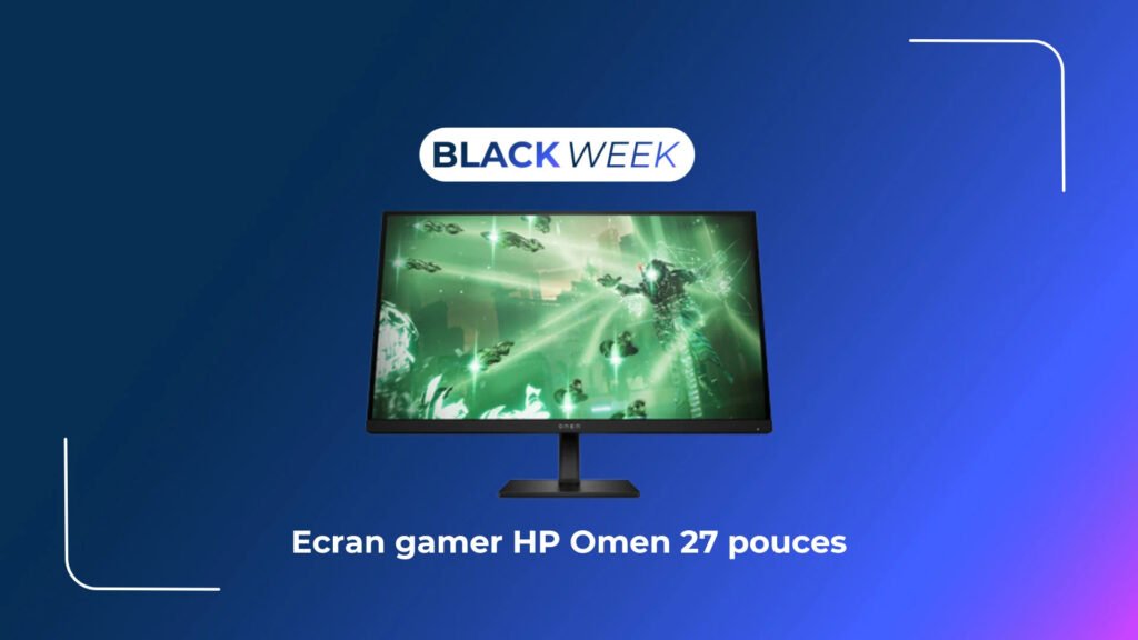 black friday ecran hp omen 27