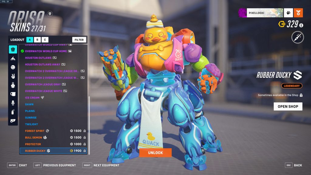 meilleurs skin Overwatch 2 orisa