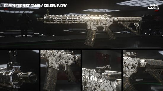 mw3 camouflage golden ivory