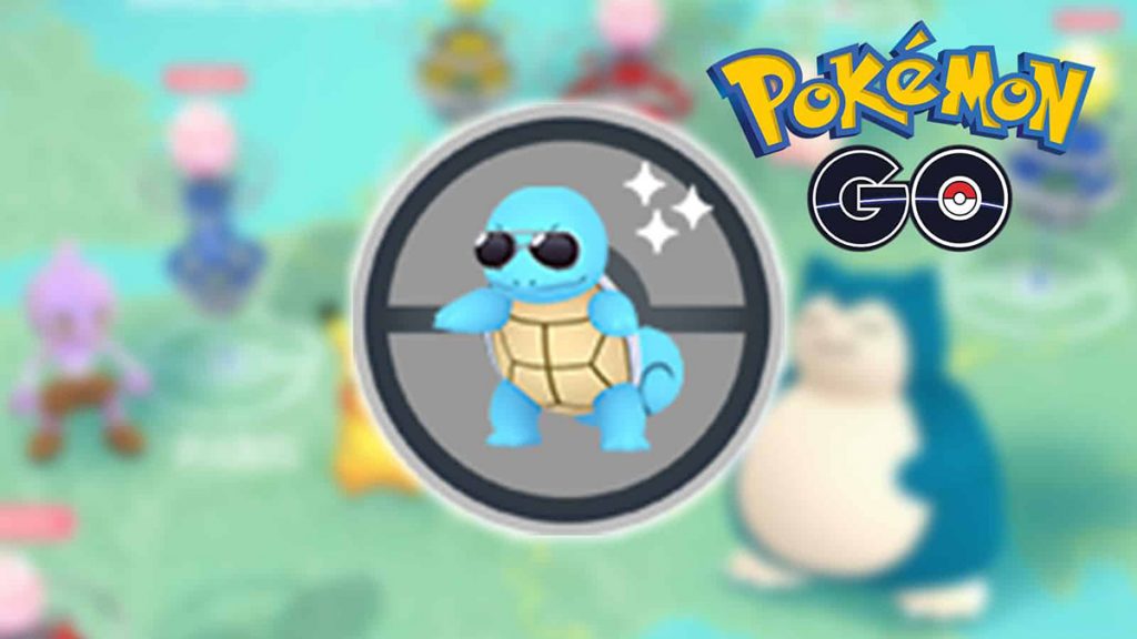 Carapuce lunettes de soleil dans Pokemon Go