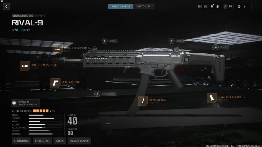 La Meilleure classe Rival-9 dans Warzone