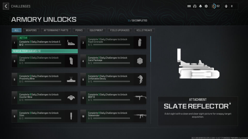 Comment débloquer le Slate Reflector dans MW3 grâce aux déblocages de larsenal