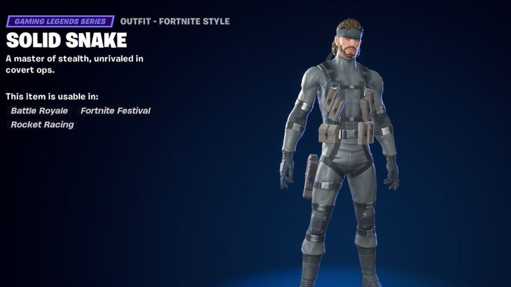 Comment obtenir le Skin Solid Snake dans Fortnite