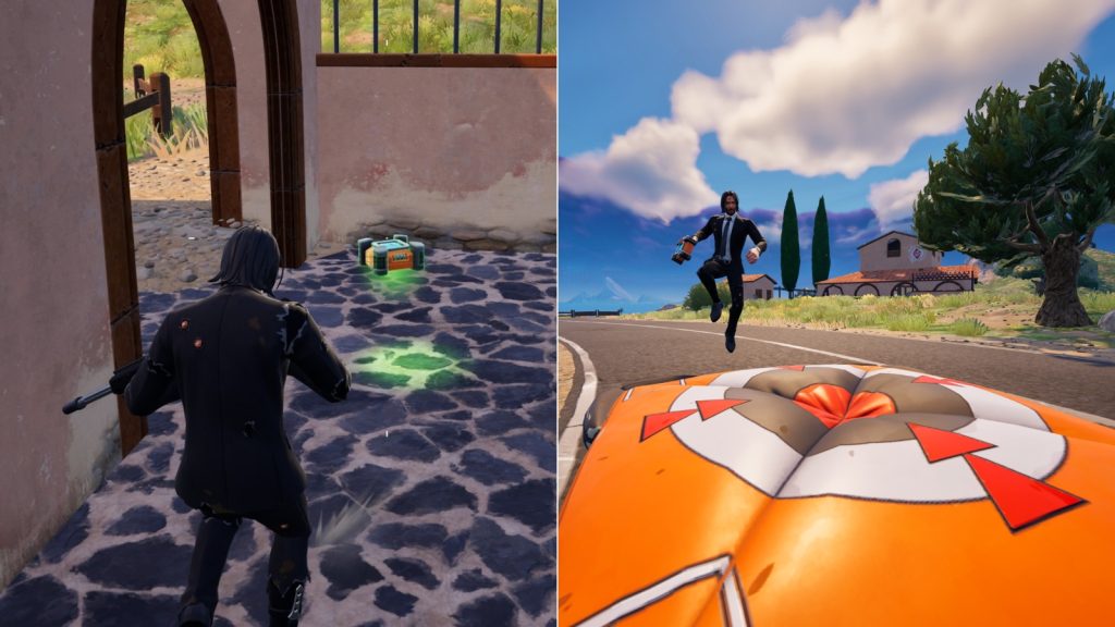 Matelas de Chute Jr dans Fortnite une version plus petite mais tout aussi utile