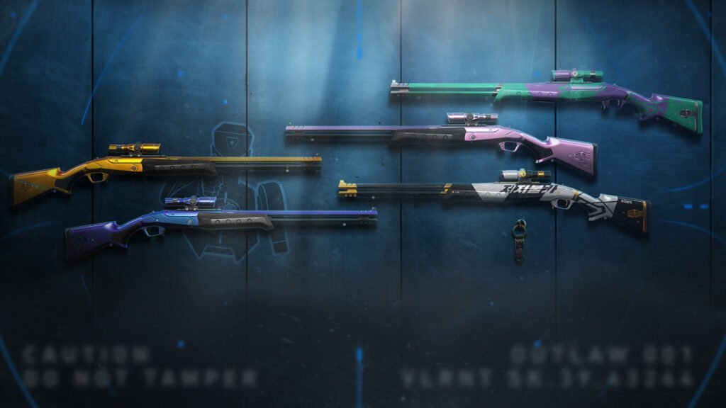 Valorant Bundle pack Throwback Outlaw Skins et prix