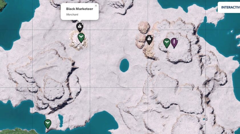 carte du Contrebandier des Dunes de Sable 1 dans Palworld