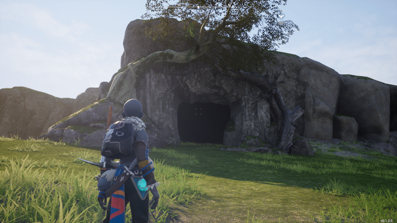 Grotte du ruisseau de montagne palworld