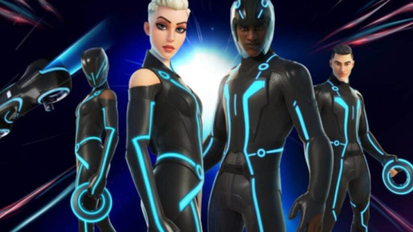 Contenu du pack de skins Tron dans Fortnite