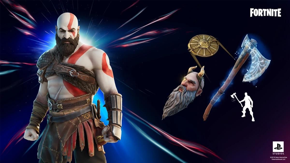 pack fortnite Kratos