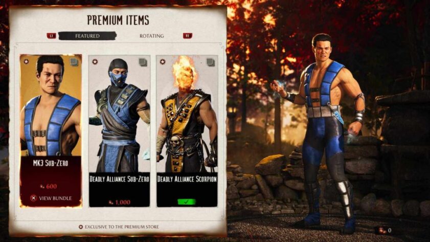 Comment débloquer la skin MK3 de Sub-Zero dans MK1