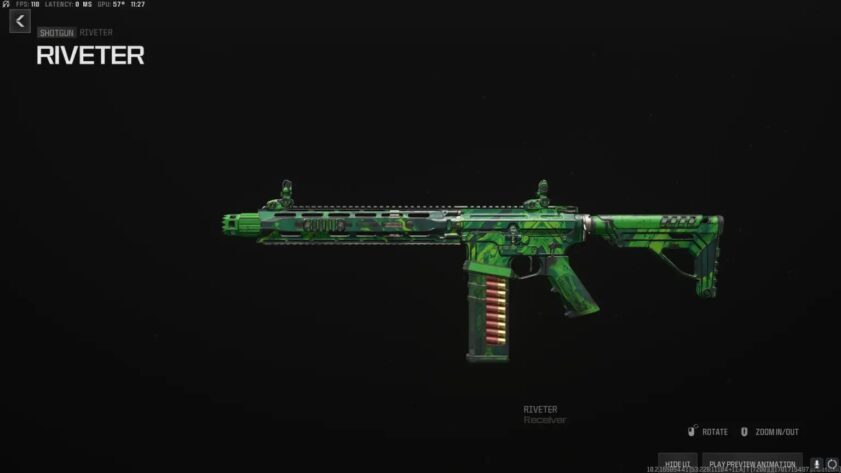 Les défis de camouflage pour les fusils à pompe de MW3 Zombies RIVETER