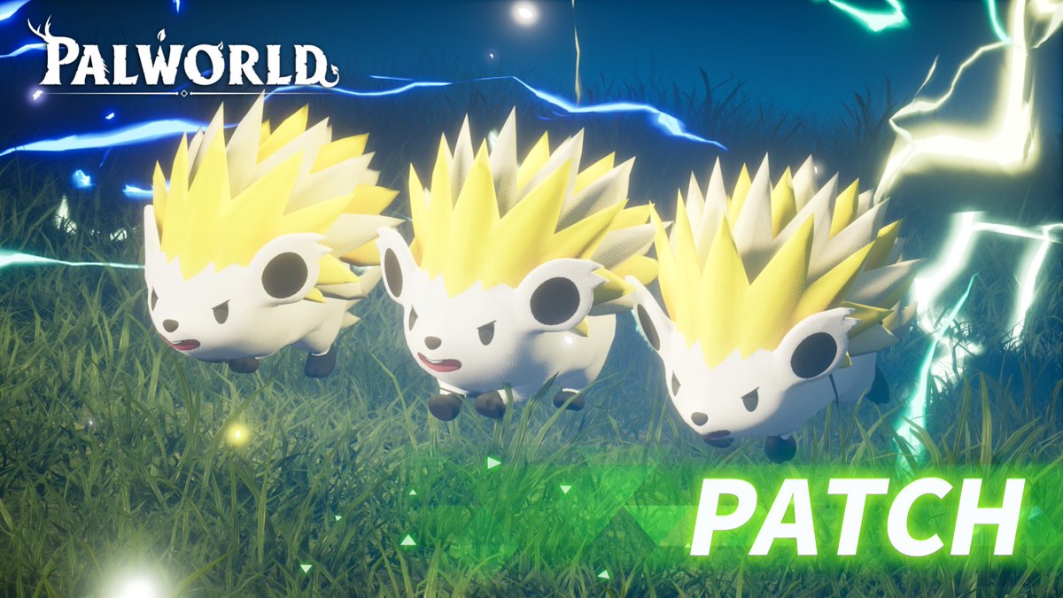 Patch Note Palworld du 15 avril Mise à jour v0.2.2.0