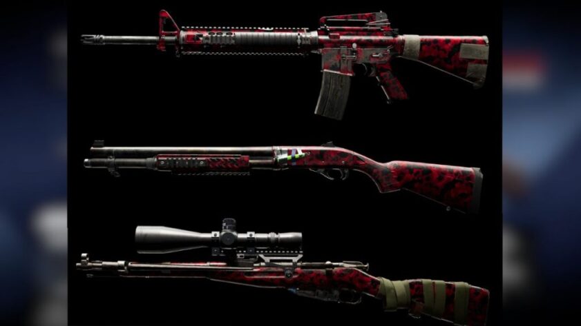 Skins gratuits Eruption pour M16A4, M44 et M870