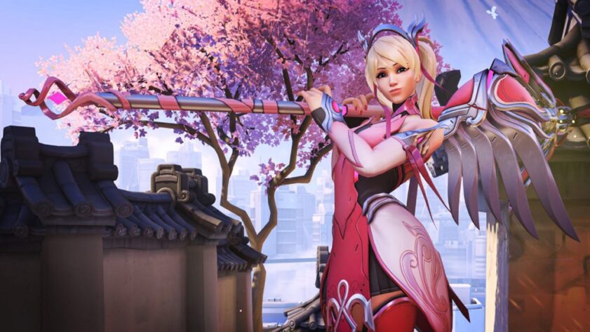 Explications sur les Skins Ange Rose et du pack Ange Or Rose dans OW2