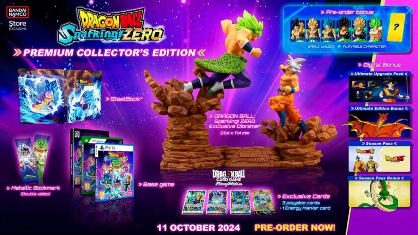 Prix ​​et contenu de Dragon Ball Sparking Zero Édition Collector Premium