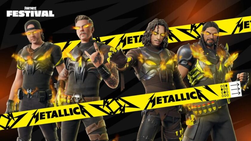 Tous les skins et cosmétiques de la collaboration Fortnite x Metallica