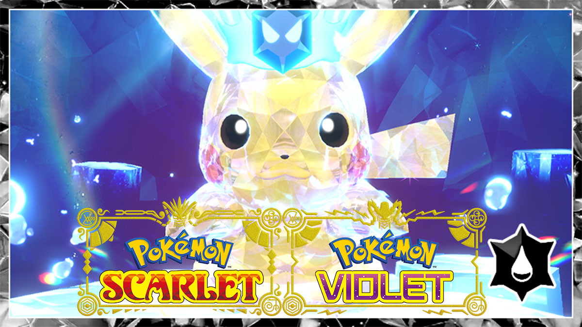 Pikachu dans les Raids Tera 7 étoiles de Pokémon Écarlate et Violet