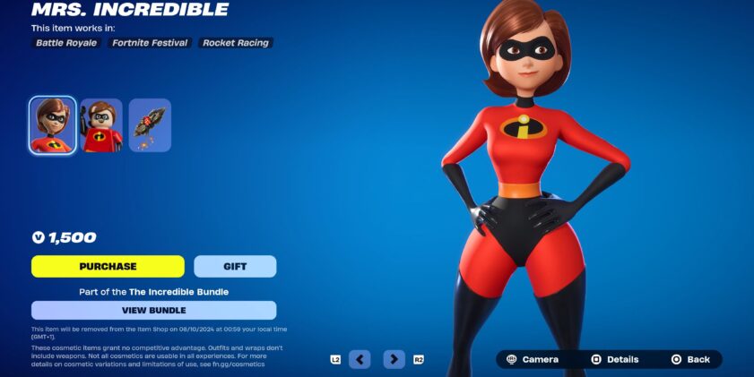 Skin Madame Indestructible Fortnite x Les Indestructibles