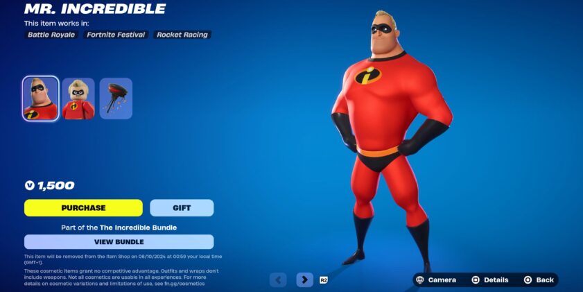 Skin Monsieur Indestructible Fortnite x Les Indestructibles