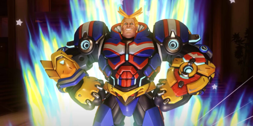 Skin Reinhardt en All Might Overwatch 2